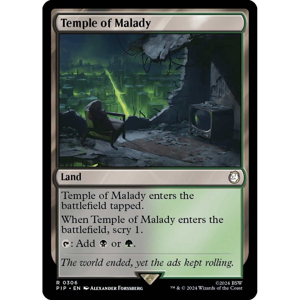 Image for Temple of Malady (306) (PIP) - Magic: The Gathering