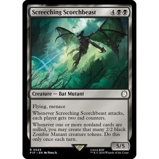 Image for Screeching Scorchbeast (49) (PIP) - Magic: The Gathering