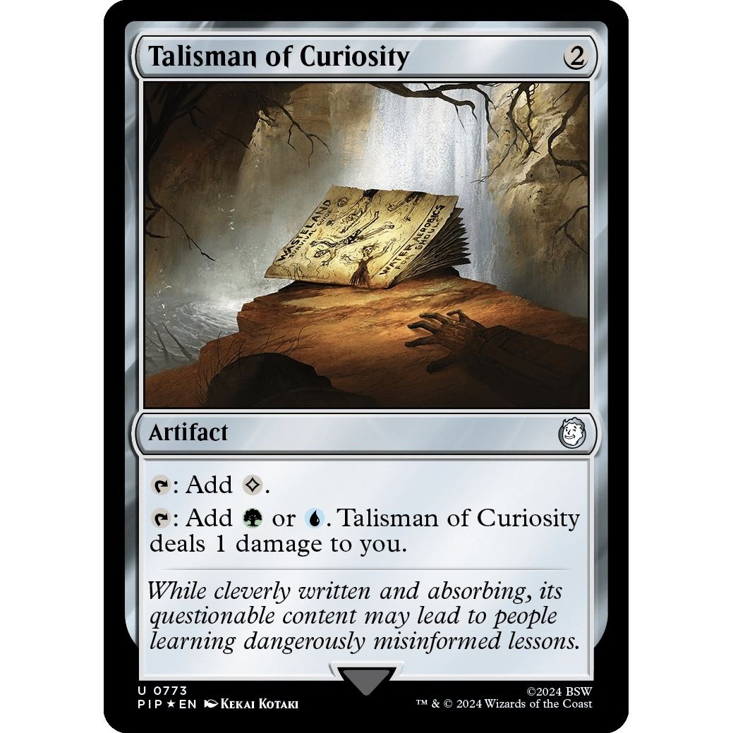 Image for Talisman of Curiosity (Surge Foil) (773) (PIP) - Magic: The Gathering