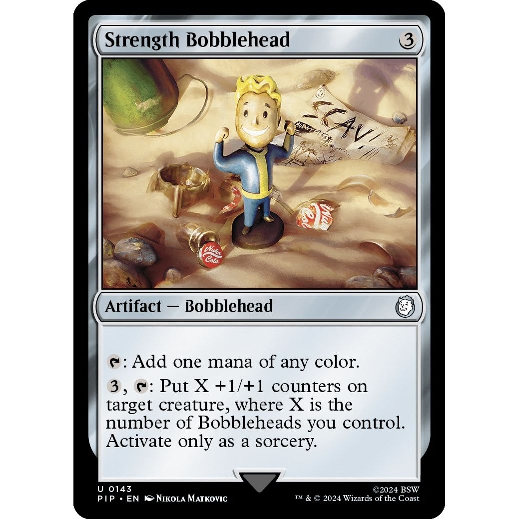 Image for Strength Bobblehead (143) (PIP) - Magic: The Gathering