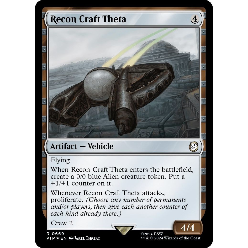 Image for Recon Craft Theta (Surge Foil) (669) (PIP) - Magic: The Gathering