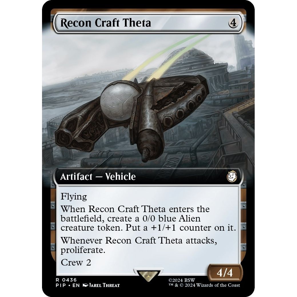 Image for Recon Craft Theta (Extended Art) (436) (PIP) - Magic: The Gathering