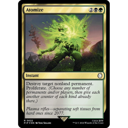 Image for Atomize (Surge Foil) (622) (PIP) - Magic: The Gathering