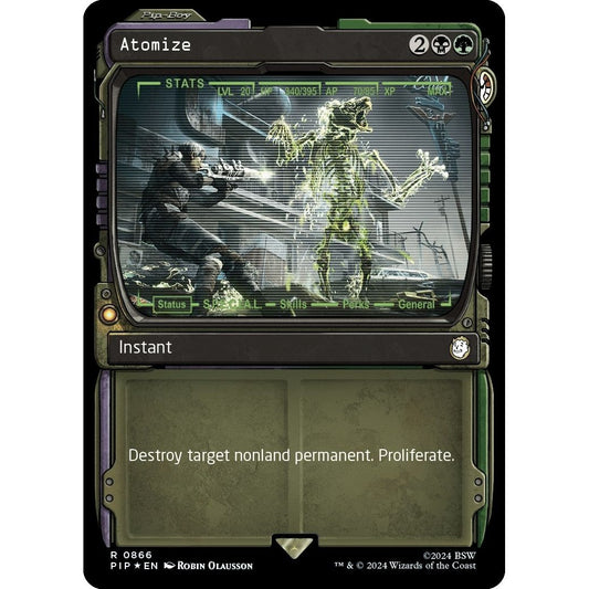 Image for Atomize (Showcase) (Surge Foil) (866) (PIP) - Magic: The Gathering
