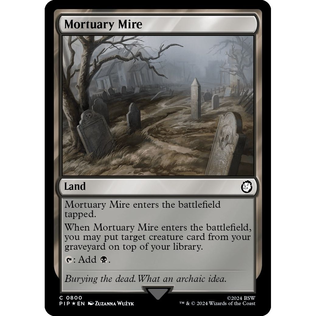 Image for Mortuary Mire (Surge Foil) (800) (PIP) - Magic: The Gathering