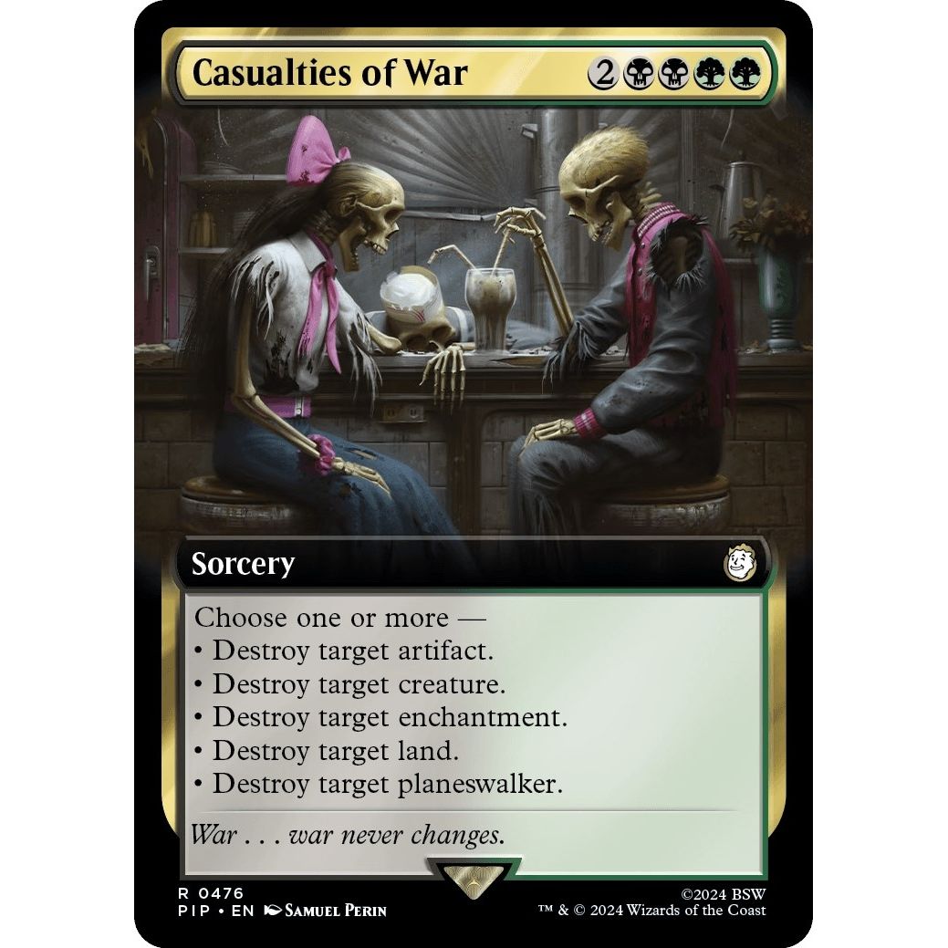 Image for Casualties of War (Extended Art) (476) (PIP) - Magic: The Gathering