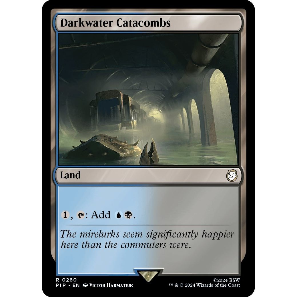 Image for Darkwater Catacombs (260) (PIP) - Magic: The Gathering
