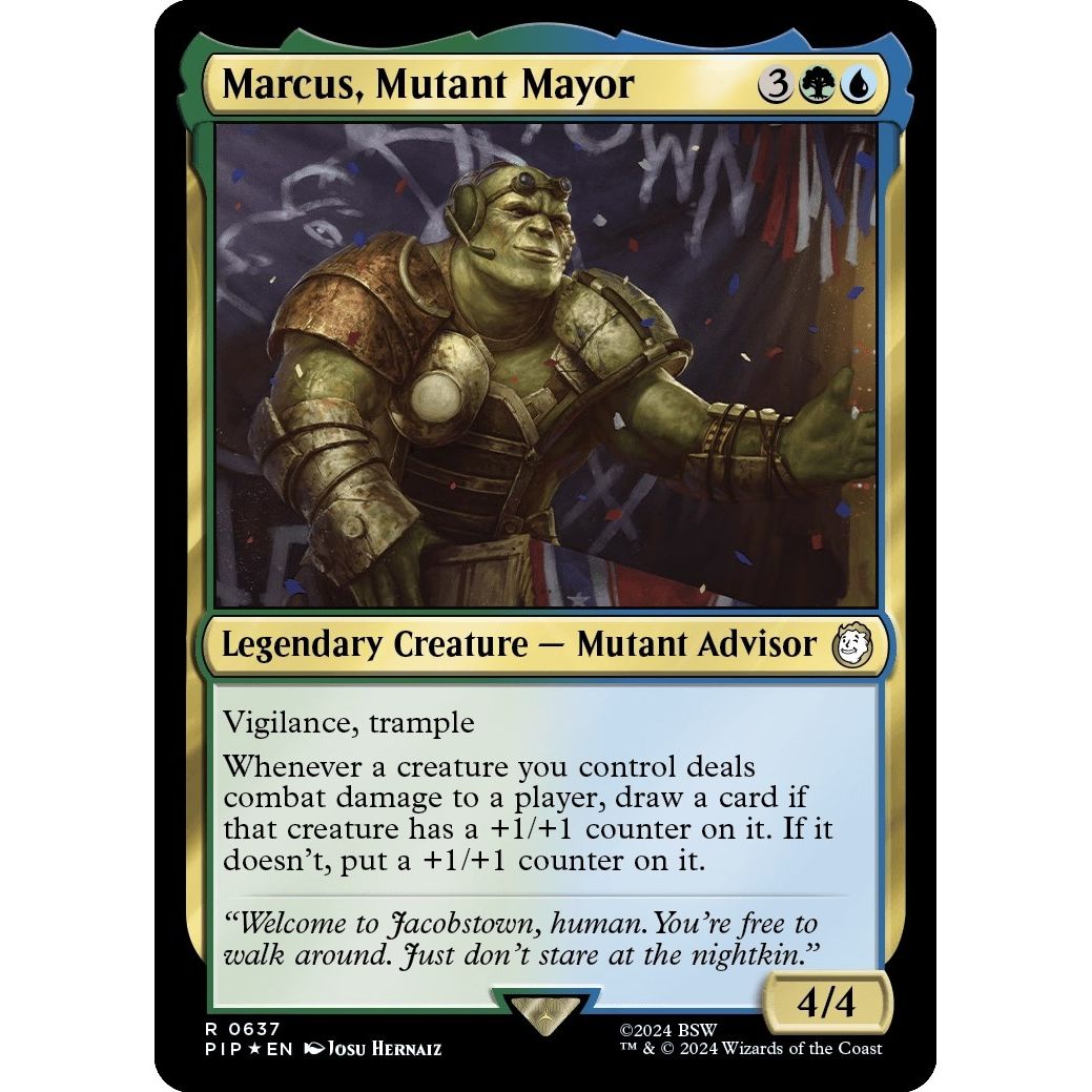 Image for Marcus, Mutant Mayor (Surge Foil) (637) (PIP) - Magic: The Gathering