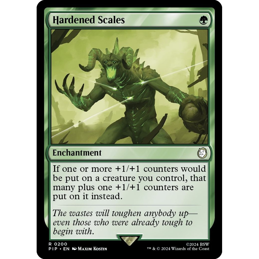 Image for Hardened Scales (200) (PIP) - Magic: The Gathering