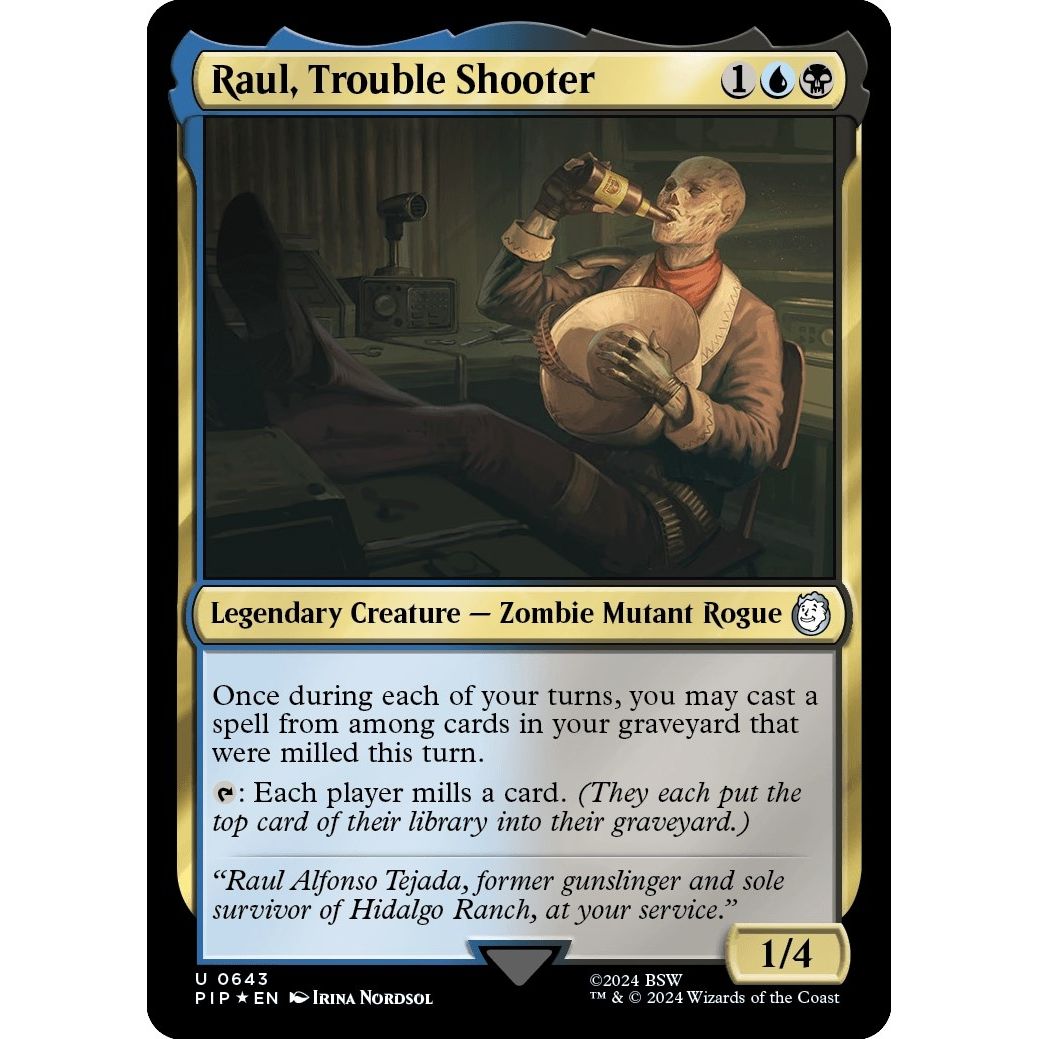 Image for Raul, Trouble Shooter (Surge Foil) (643) (PIP) - Magic: The Gathering