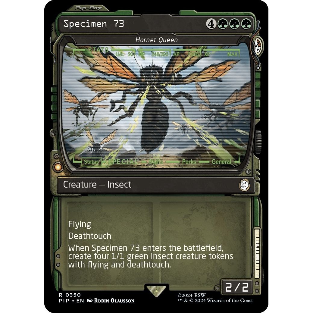 Image for Specimen 73 - Hornet Queen (Showcase) (350) (PIP) - Magic: The Gathering