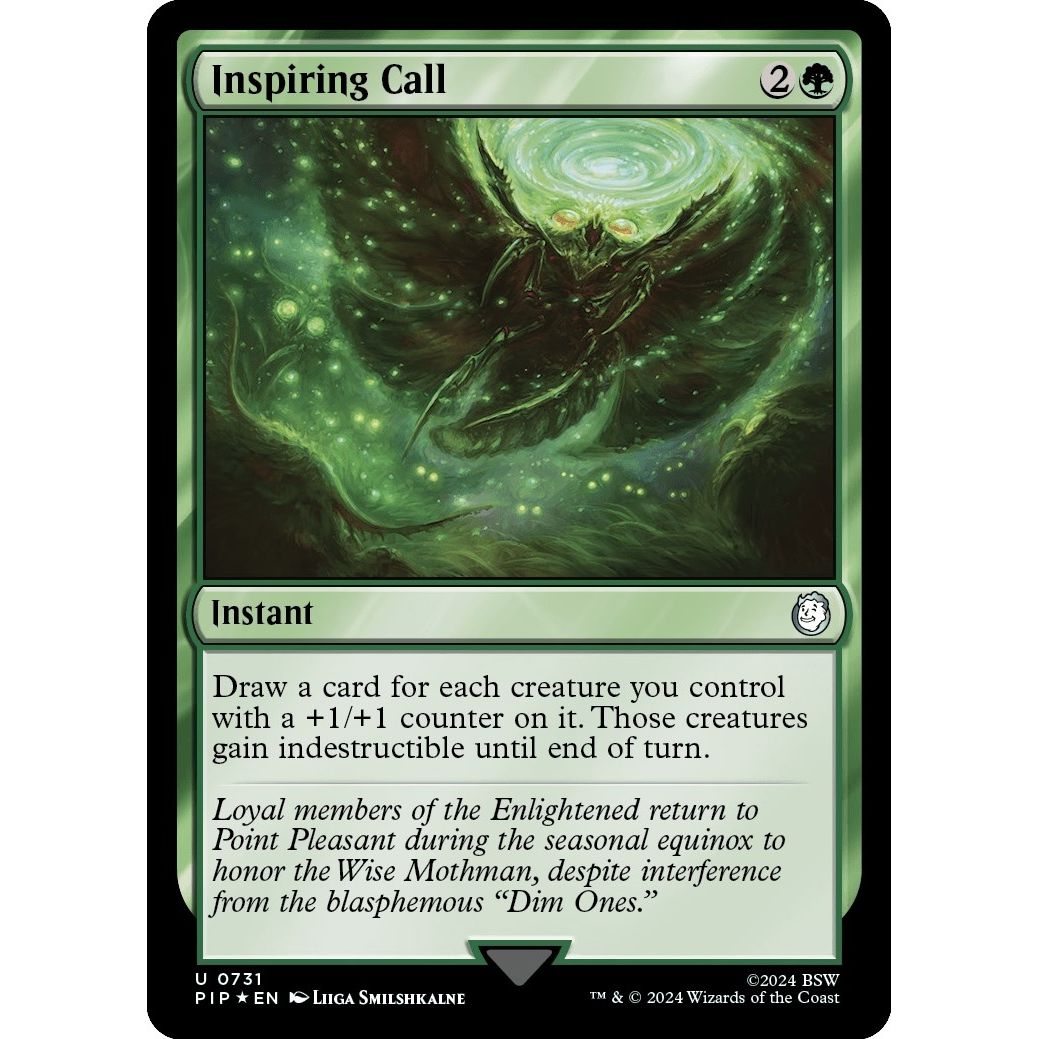 Image for Inspiring Call (Surge Foil) (731) (PIP) - Magic: The Gathering