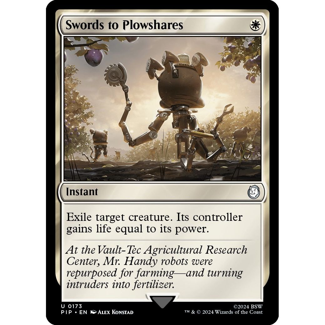 Image for Swords to Plowshares (173) (PIP) - Magic: The Gathering