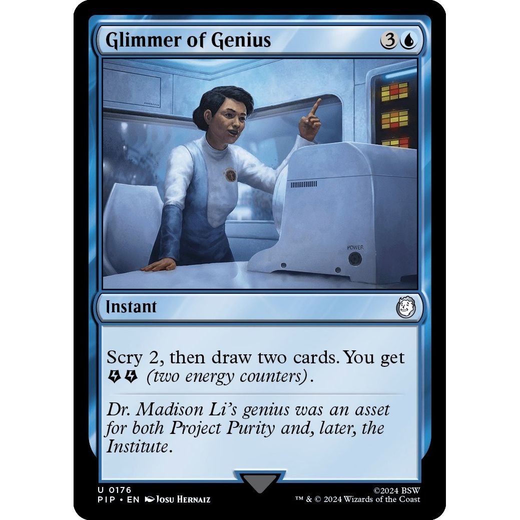 Image for Glimmer of Genius (176) (PIP) - Magic: The Gathering
