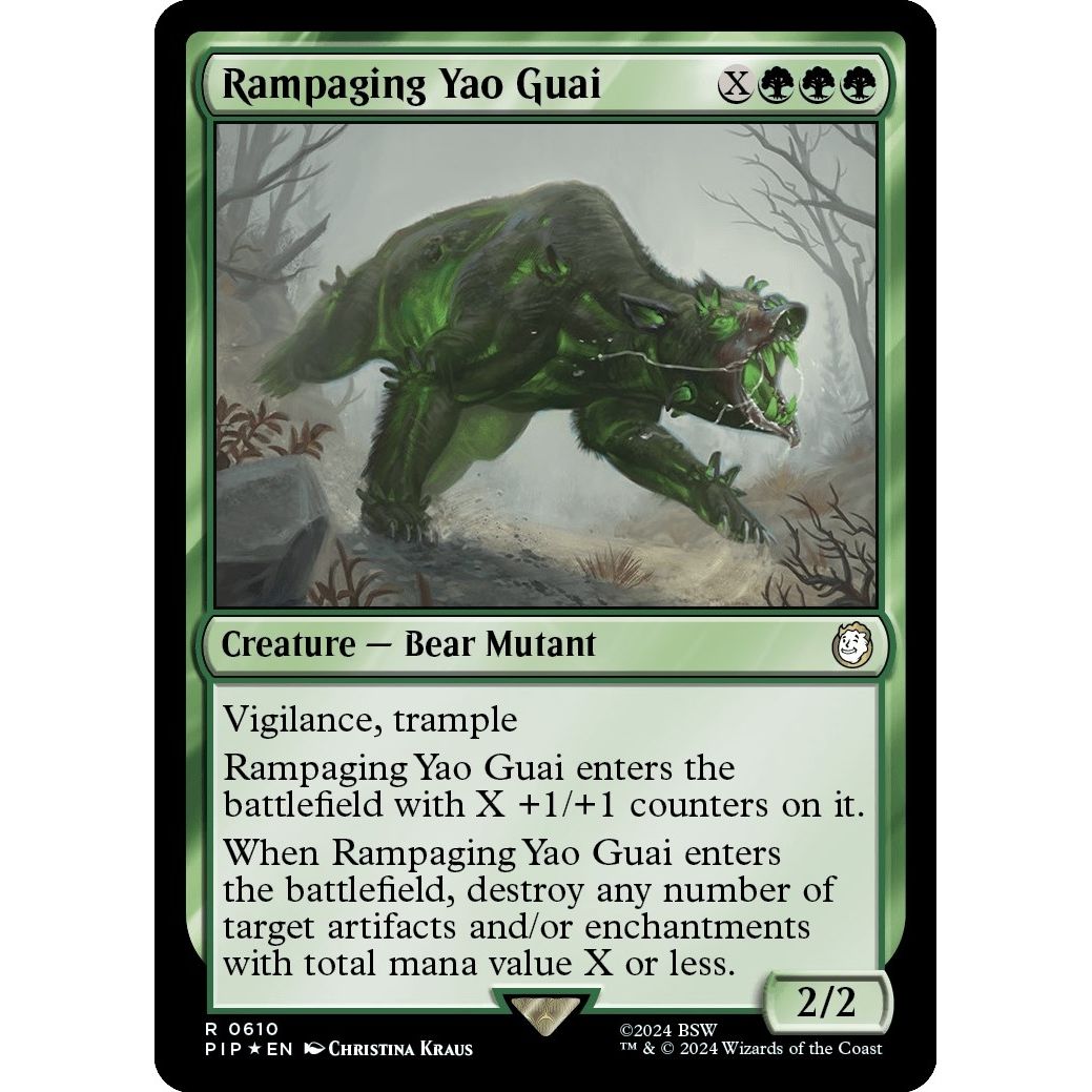 Image for Rampaging Yao Guai (Surge Foil) (610) (PIP) - Magic: The Gathering