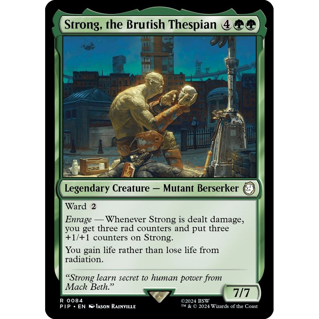 Image for Strong, the Brutish Thespian (84) (PIP) - Magic: The Gathering