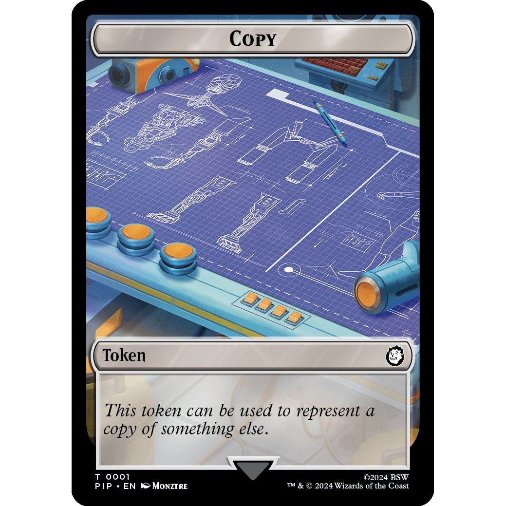 Image for Copy // Treasure (0019) Double-Sided Token (1 // 19) (PIP) - Magic: The Gathering