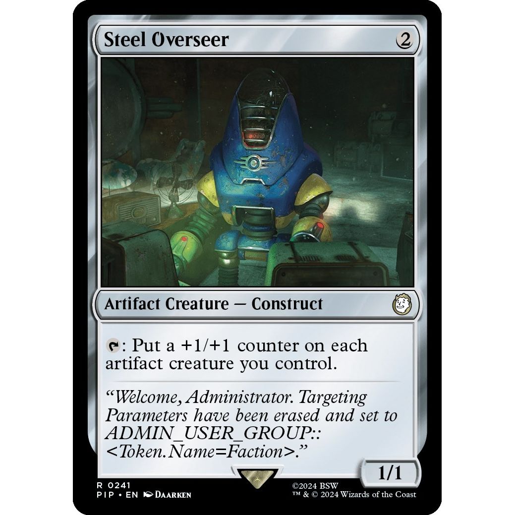 Image for Steel Overseer (241) (PIP) - Magic: The Gathering