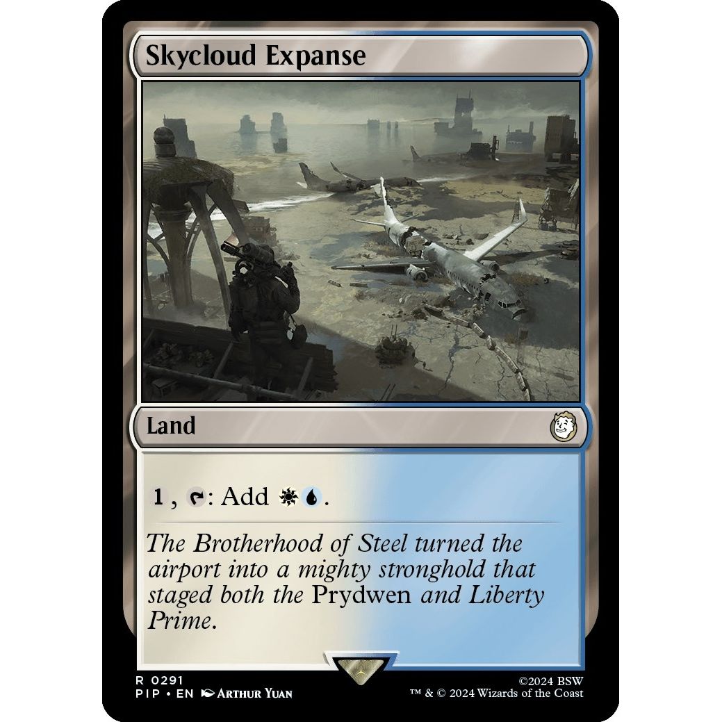 Image for Skycloud Expanse (291) (PIP) - Magic: The Gathering