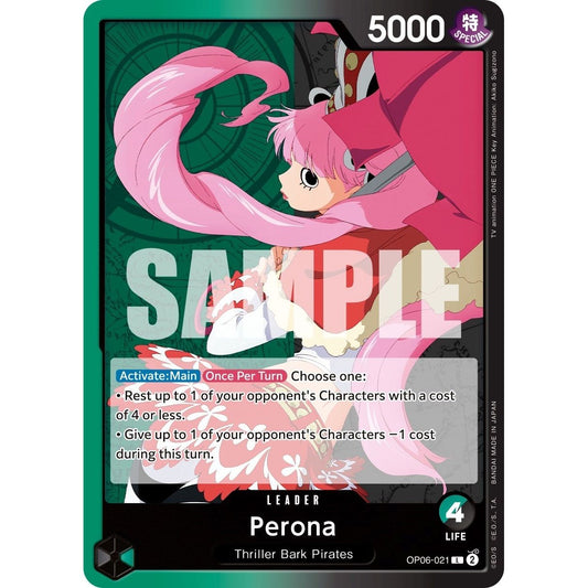Image for Perona (021) (OP06-021) (OP06) - One Piece Card Game