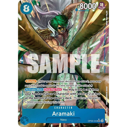 Image for Aramaki (Alternate Art) (OP06-043) (OP06) - One Piece Card Game