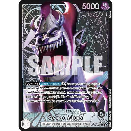 Image for Gecko Moria (080) (Alternate Art) (OP06-080) (OP06) - One Piece Card Game