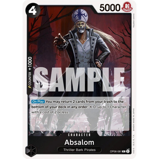 Image for Absalom (OP06-081) (OP06) - One Piece Card Game