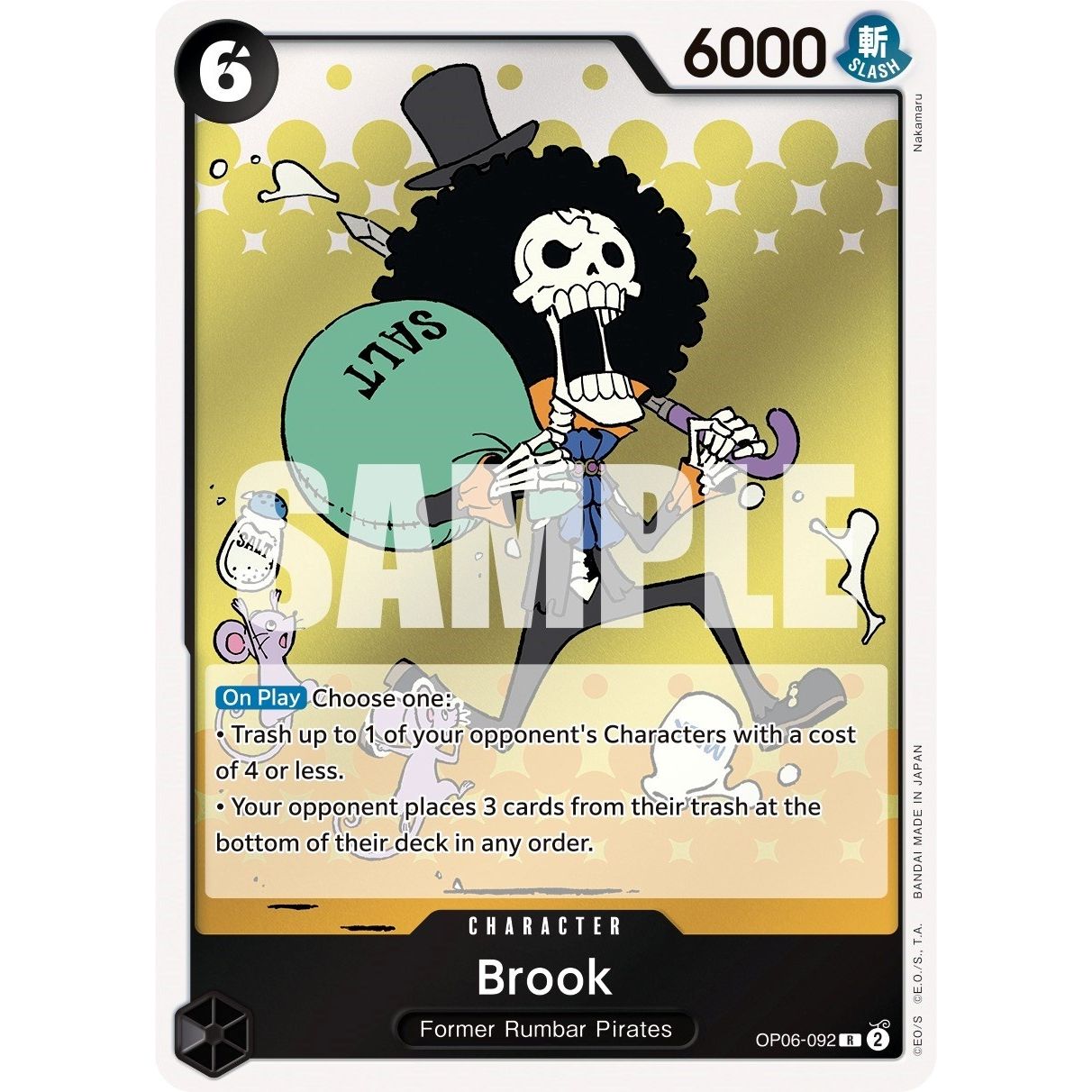 Image for Brook (OP06-092) (OP06) - One Piece Card Game