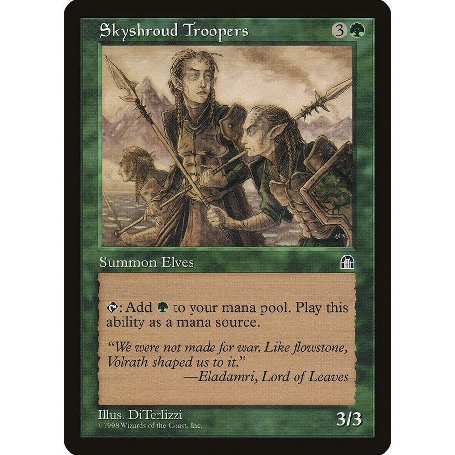 Image for Skyshroud Troopers (STH) - Magic: The Gathering