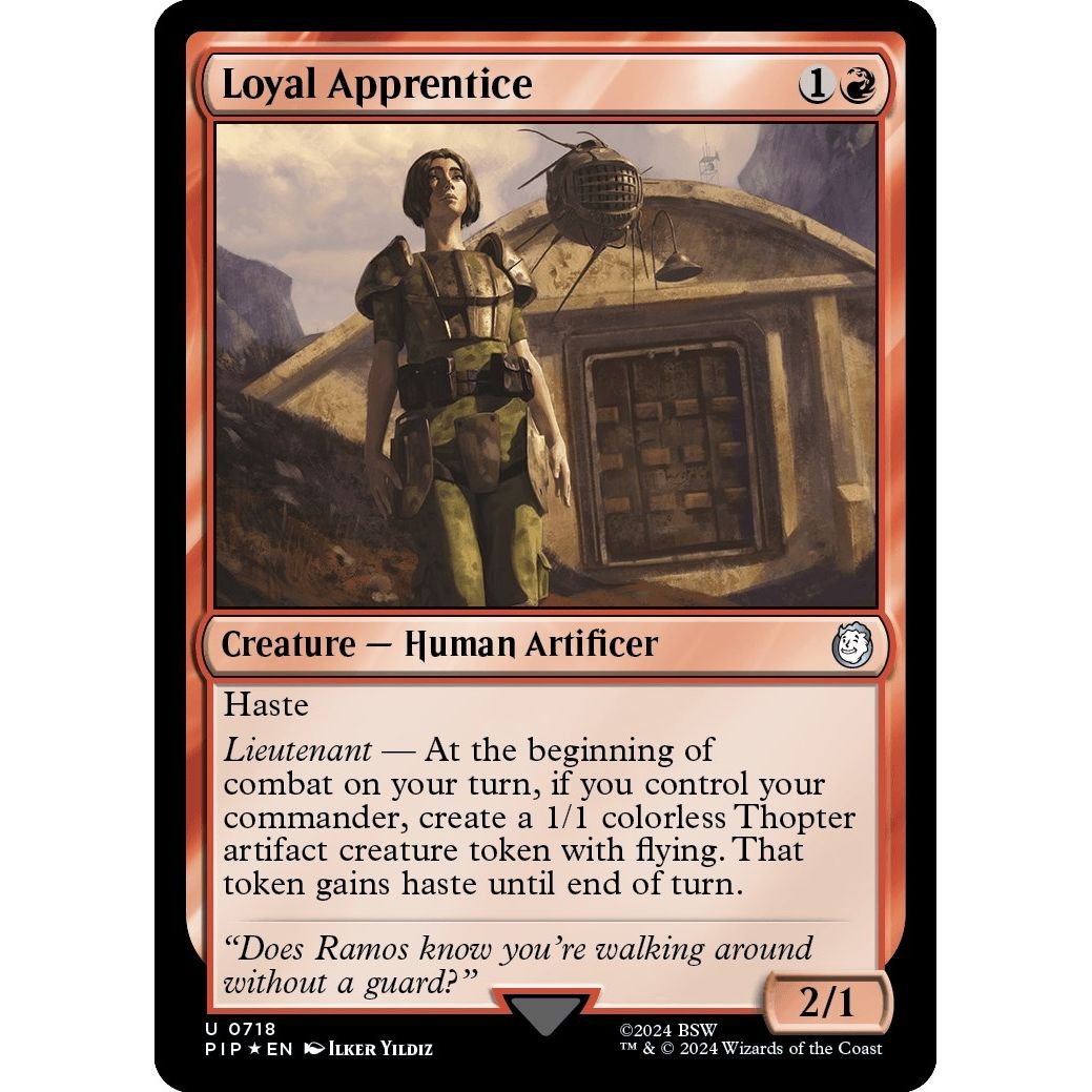 Image for Loyal Apprentice (Surge Foil) (718) (PIP) - Magic: The Gathering