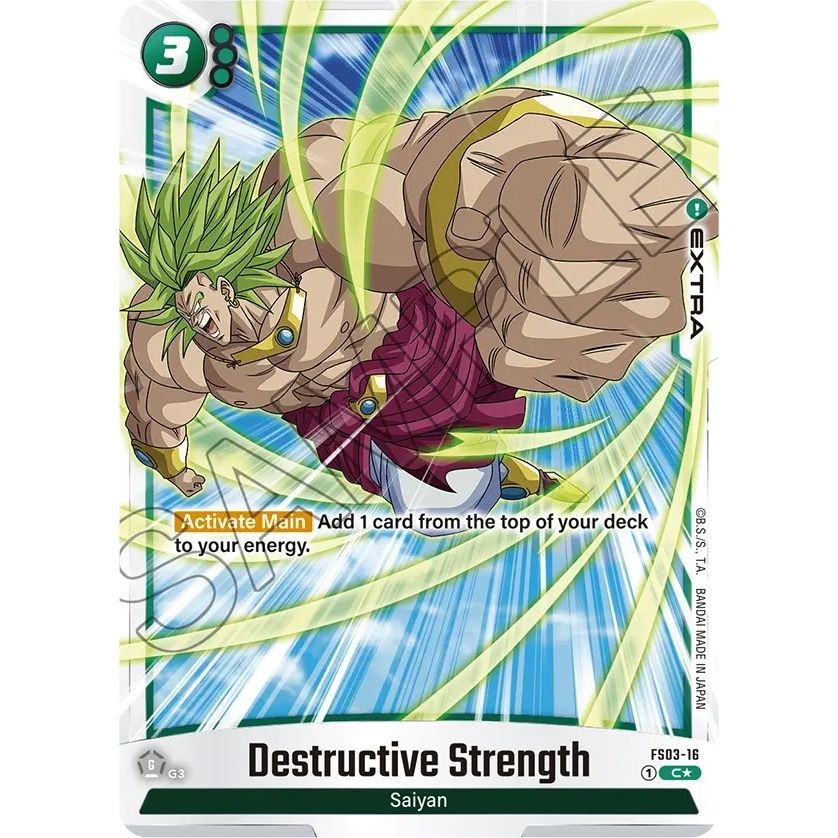 Image for Destructive Strength (Bonus Pack Alternate Art) (FS03-16) (FS03) - Dragon Ball Super: Fusion World
