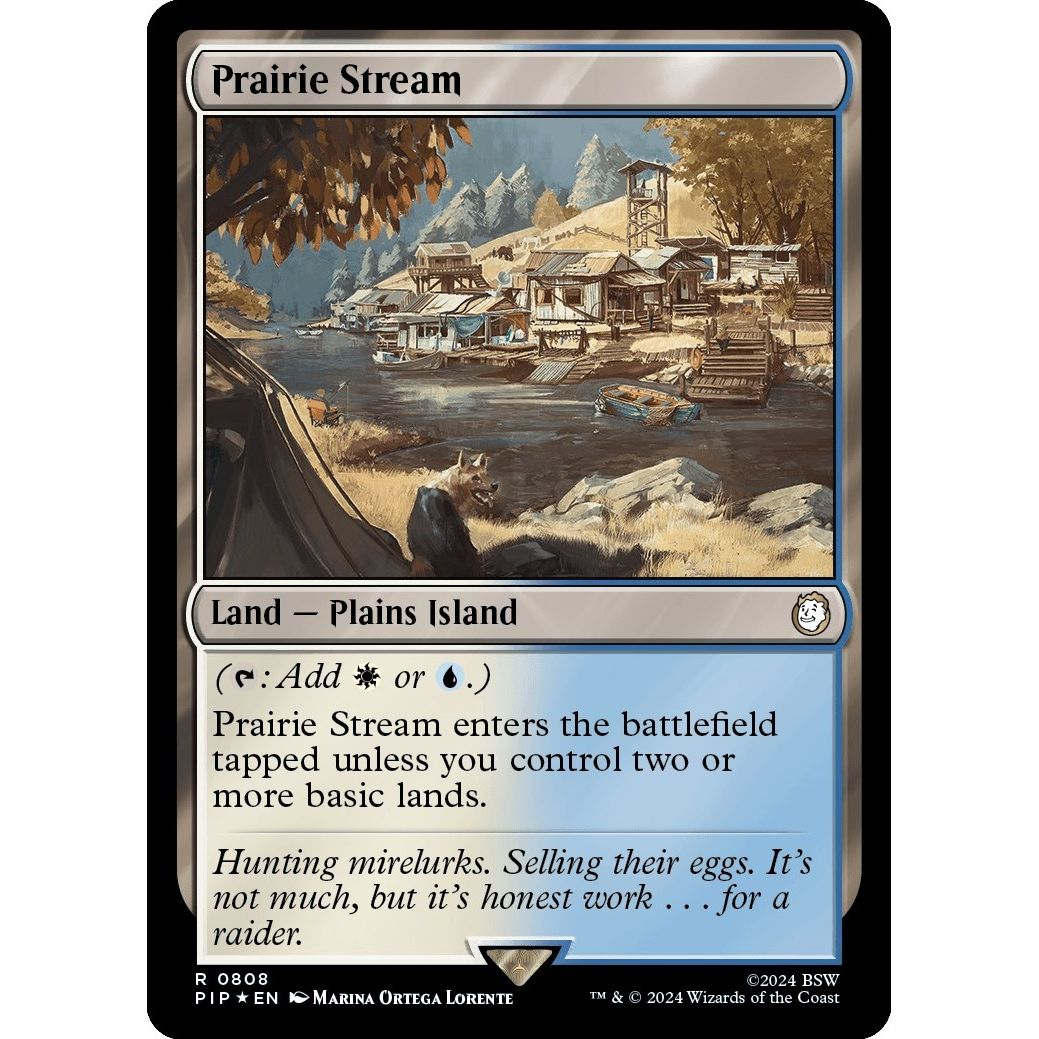Image for Prairie Stream (Surge Foil) (808) (PIP) - Magic: The Gathering
