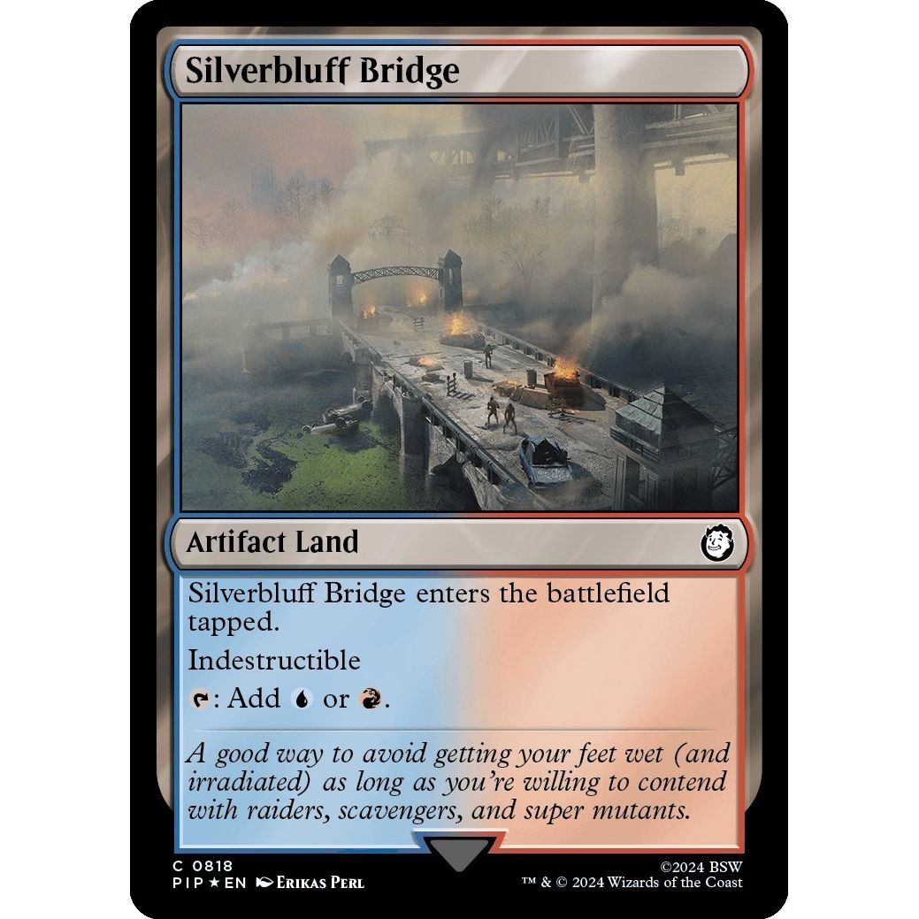 Image for Silverbluff Bridge (Surge Foil) (818) (PIP) - Magic: The Gathering