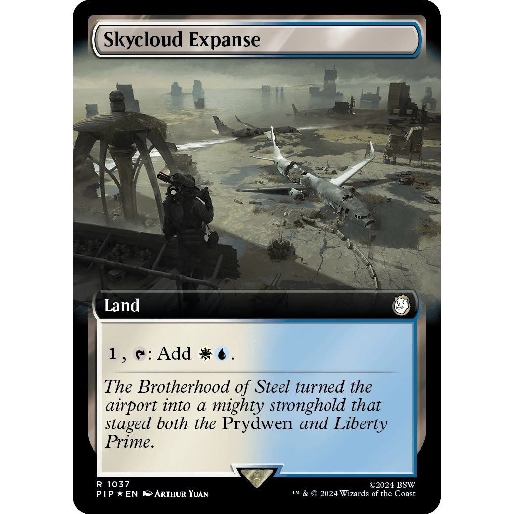 Image for Skycloud Expanse (Extended Art) (Surge Foil) (1037) (PIP) - Magic: The Gathering