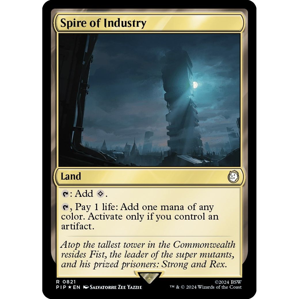 Image for Spire of Industry (Surge Foil) (821) (PIP) - Magic: The Gathering