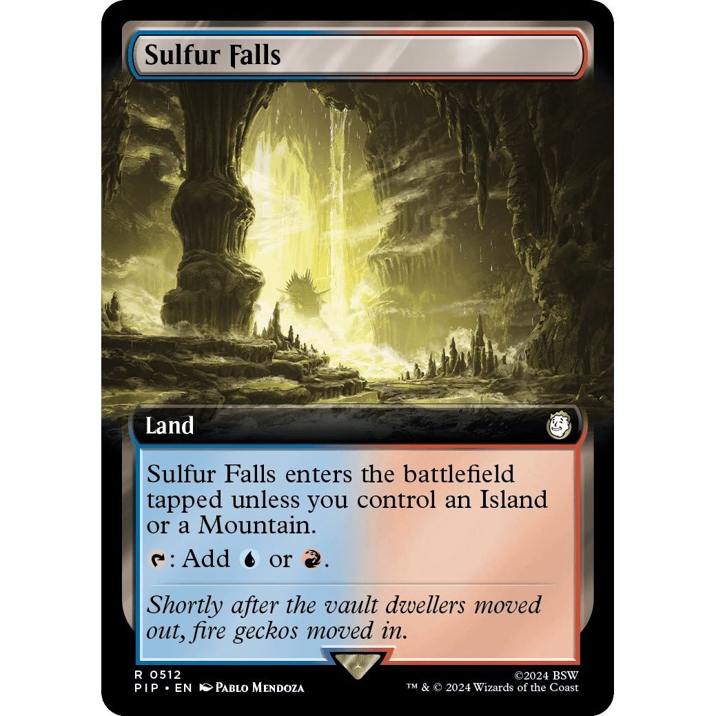 Image for Sulfur Falls (Extended Art) (512) (PIP) - Magic: The Gathering