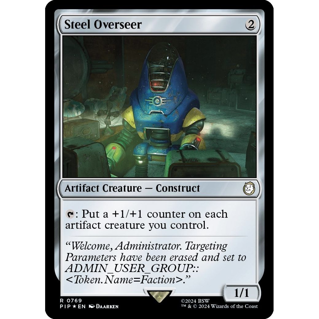 Image for Steel Overseer (Surge Foil) (769) (PIP) - Magic: The Gathering