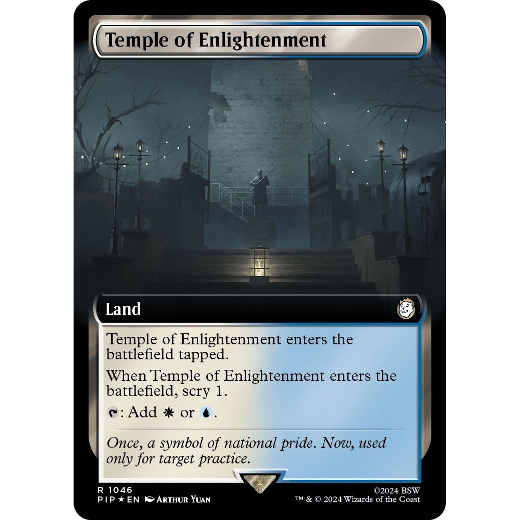 Image for Temple of Enlightenment (Extended Art) (Surge Foil) (1046) (PIP) - Magic: The Gathering