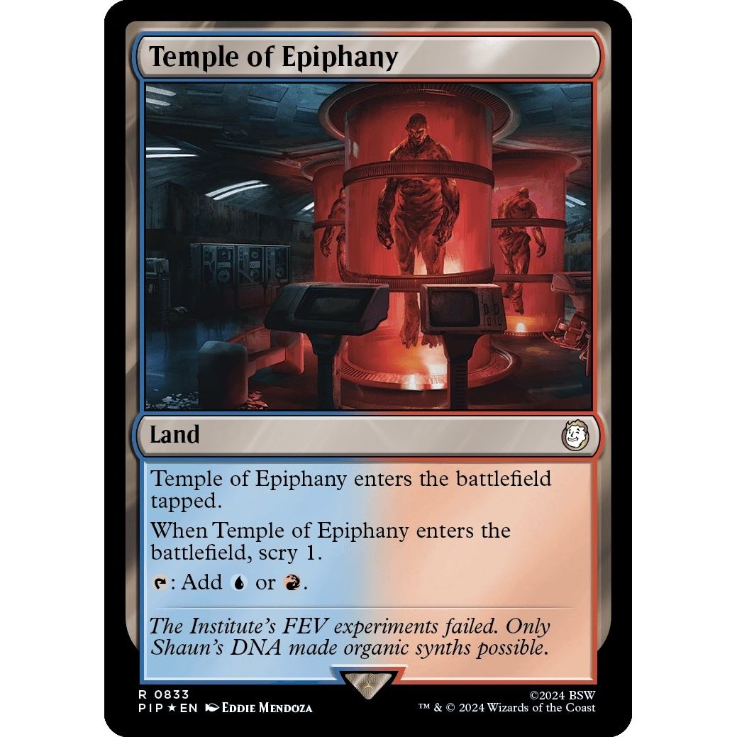 Image for Temple of Epiphany (Surge Foil) (833) (PIP) - Magic: The Gathering