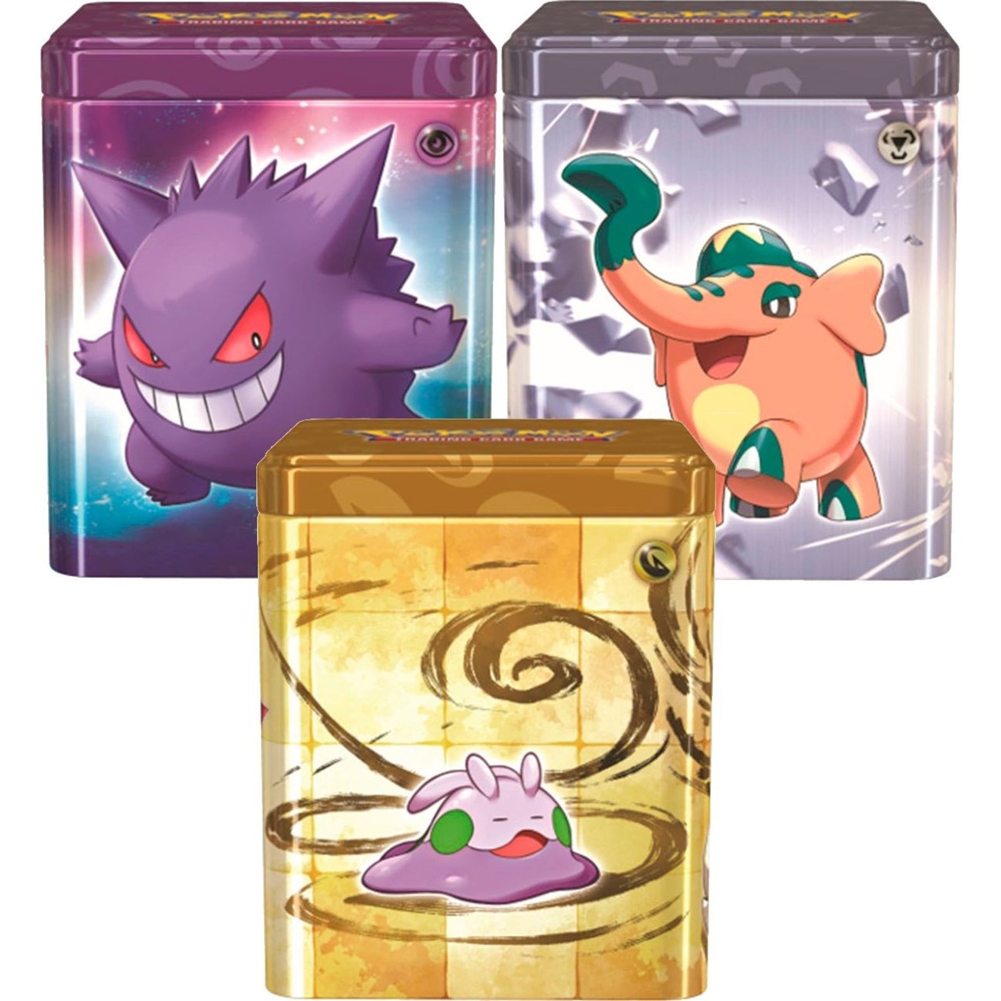 Image for Pokemon Stacking Tins [Set of 3] (Psychic, Metal, and Dragon) - Pokemon