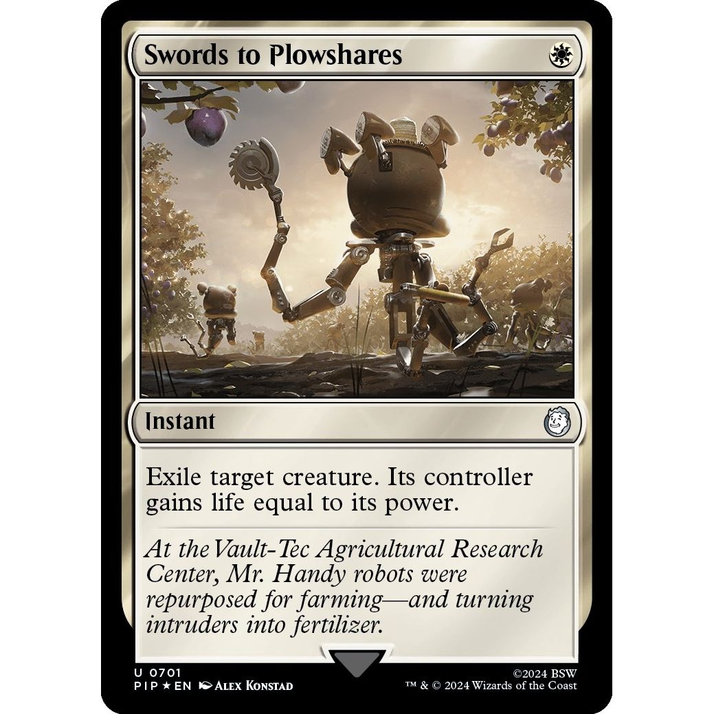 Image for Swords to Plowshares (Surge Foil) (701) (PIP) - Magic: The Gathering