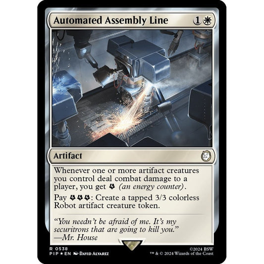 Image for Automated Assembly Line (Surge Foil) (538) (PIP) - Magic: The Gathering