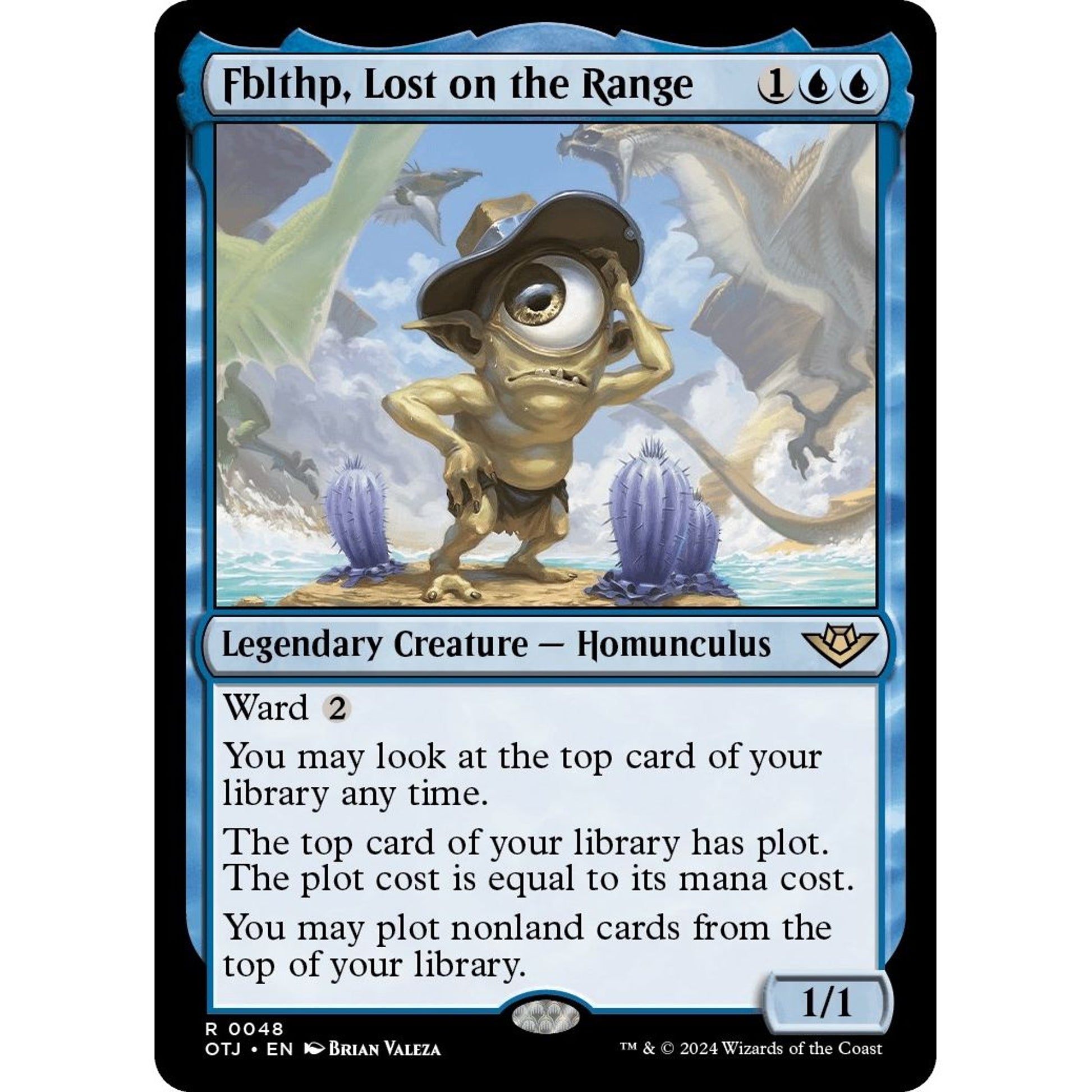Image for Fblthp, Lost on the Range (48) (OTJ) - Magic: The Gathering