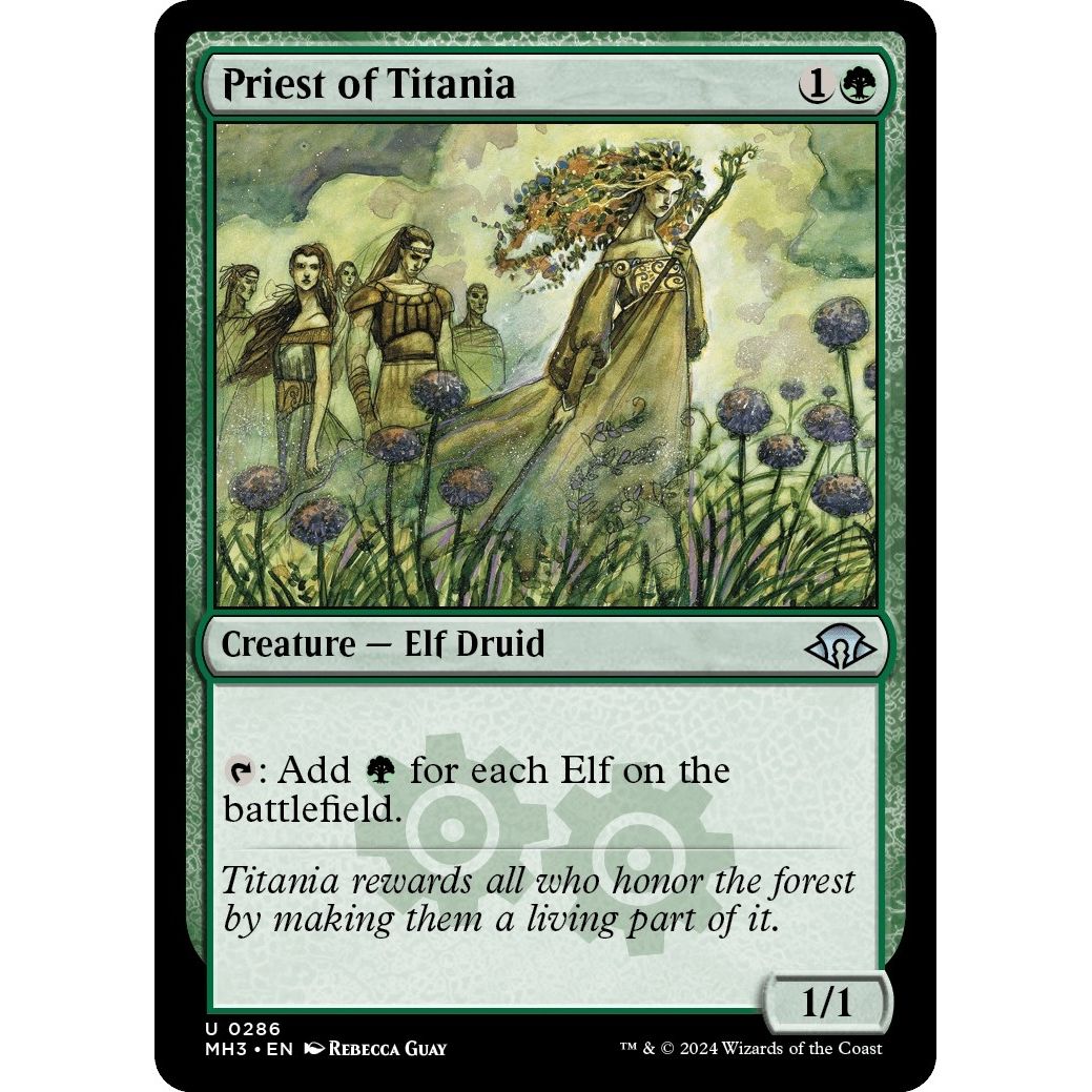 Image for Priest of Titania (286) (MH3) - Magic: The Gathering