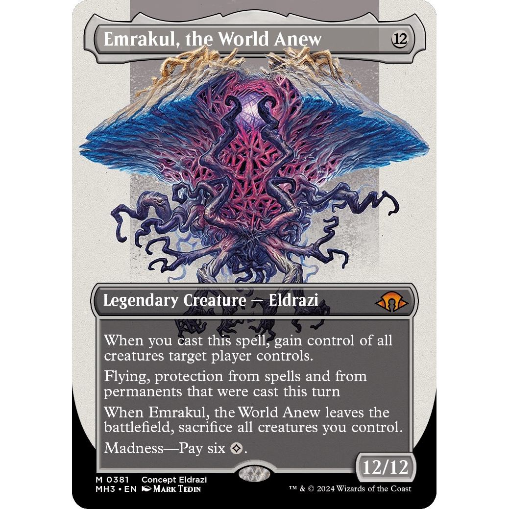 Image for Emrakul, the World Anew (Borderless) (381) (MH3) - Magic: The Gathering
