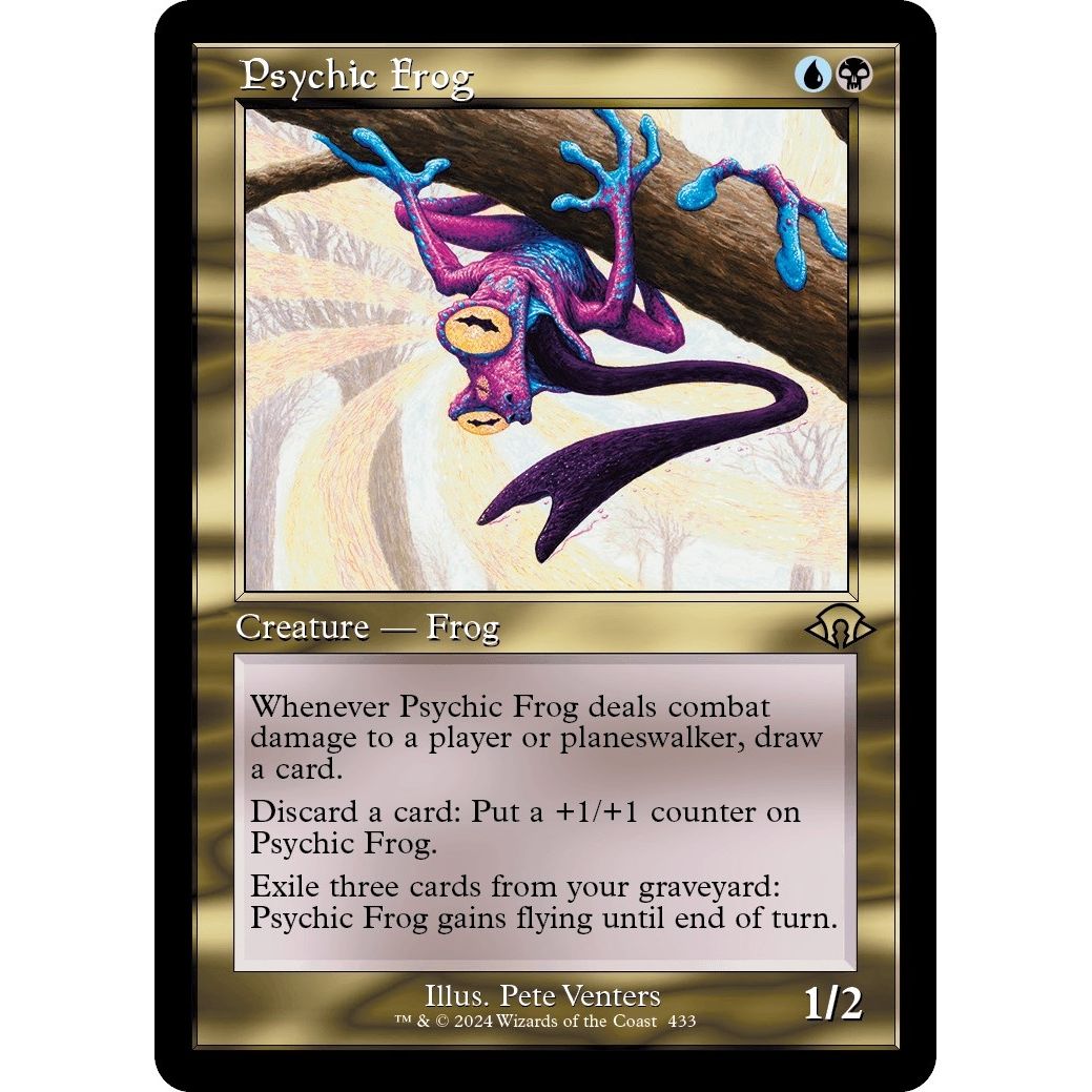 Image for Psychic Frog (Retro Frame) (433) (MH3) - Magic: The Gathering