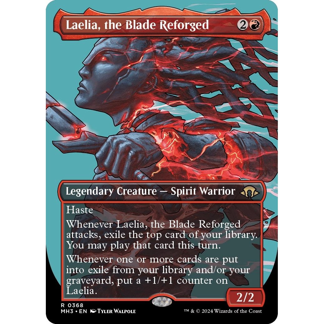 Image for Laelia, the Blade Reforged (Borderless) (368) (MH3) - Magic: The Gathering