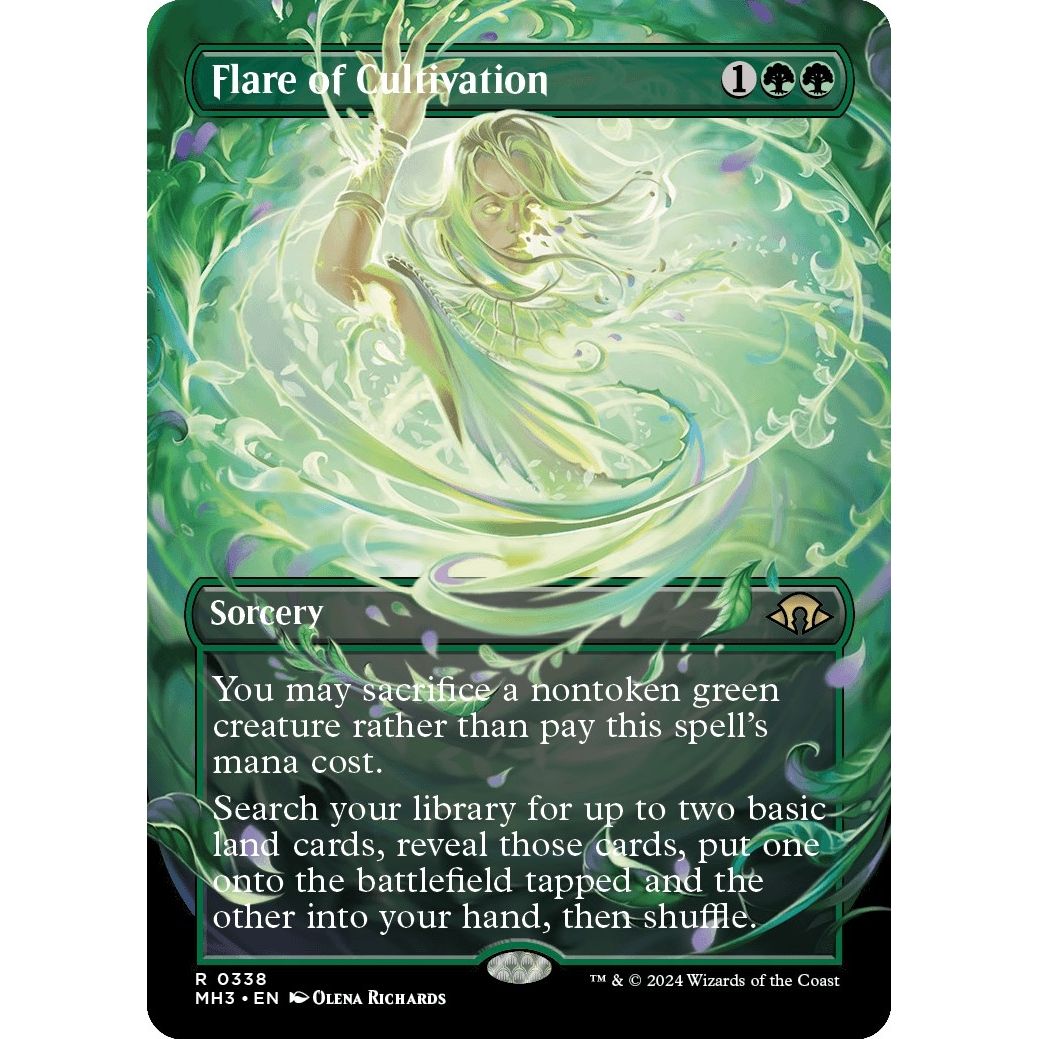 Image for Flare of Cultivation (Borderless) (338) (MH3) - Magic: The Gathering