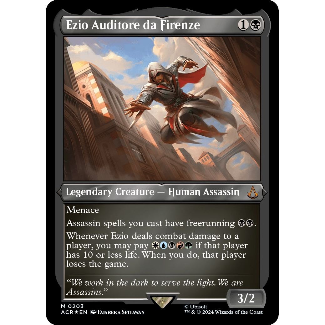 Image for Ezio Auditore da Firenze (Foil Etched) (203) (ACR) - Magic: The Gathering