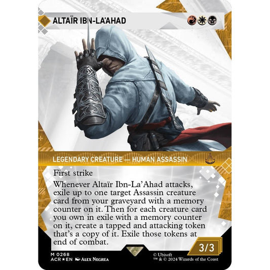Image for Altair Ibn-La'Ahad (Showcase) (Textured Foil) (268) (ACR) - Magic: The Gathering